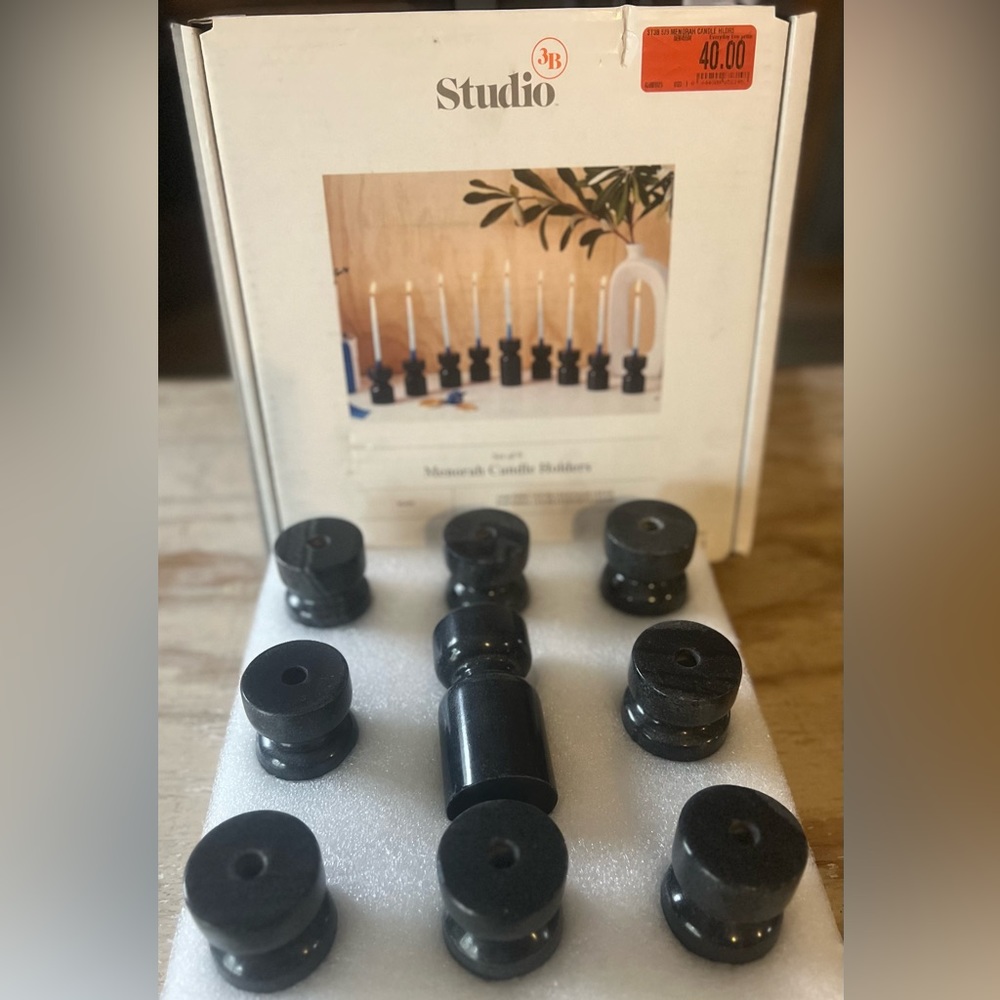 Menorah Candle Holders (9)